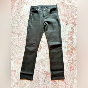 Helmut Lang jeans. New without tags. Size 29. Dark olive green/gray color